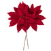 21.5"Hx18"W Artificial Poinsettia Flower Stem -Red (Pack of 6) - RG233103