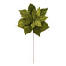 27.5"x24" Artificial Poinsettia Flower Stem -Green (Pack of 6) - RG237704