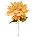 27.5"x24" Artificial Poinsettia Flower Stem -Gold (Pack of 6) - RG237708