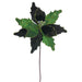 20"x11.5" Sugar & Beaded Velvet Artificial Poinsettia Flower Stem -Green (Pack of 12) - RG240904