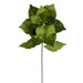 20"x12" Glittered Classic Velvet Artificial Poinsettia Flower Stem -Lime (Pack of 12) - RG242173