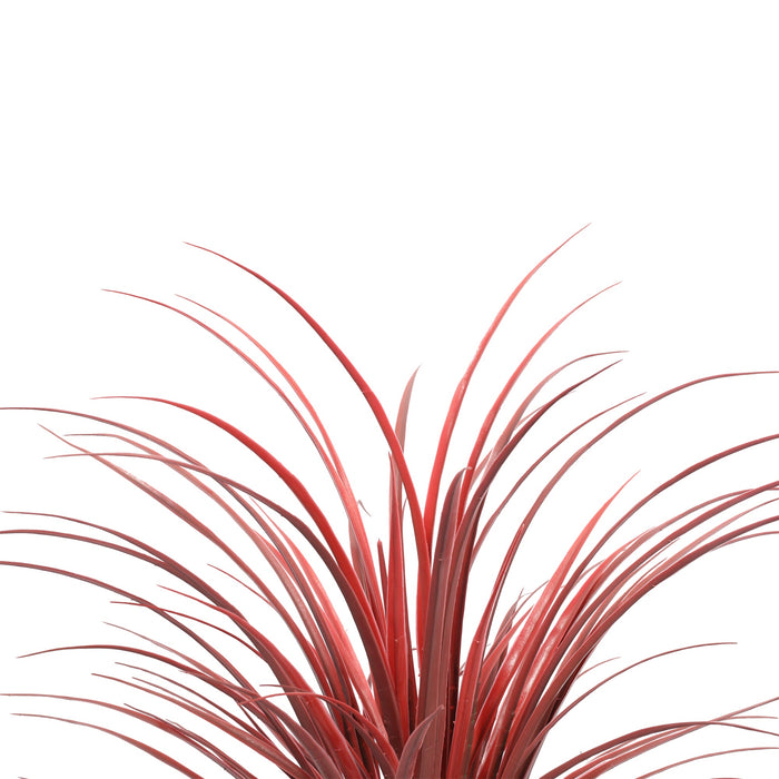 30" Outdoor UV-Proof Artificial Yucca Grass Plant w/Pot -Burgundy - SAFTCK175