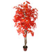 5'9" Multi Trunk Maple Silk Tree w/Pot -Red - SAFB310TA