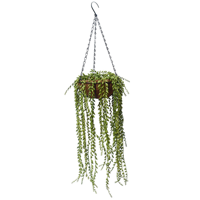artificial string of pearls succulent 25" Outdoor UV-Proof Artificial String Of Pearls Succulent Plant — Silks Are Forever