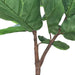 5'6" Real Touch Fiddle Leaf Fig Silk Tree w/Pot -34 Leaves -Green - SAFDYL3083