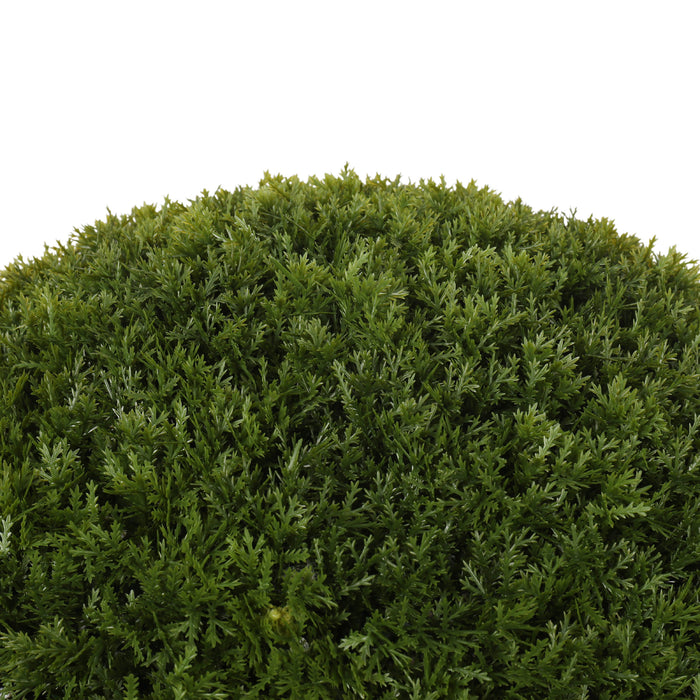 16" Outdoor UV-Proof Artificial Pine Leaf Topiary Ball -Green - SAFTKBM395