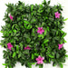 20"x20" UV-Proof Outdoor Flowering Artificial Hanging Azalea Ivy Mat -Pink/Green (pack of 6) - SAFTNB22