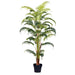 4'11" Real Touch Fern Palm Silk Tree w/Plastic Pot -Green - TA193559