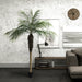 7' Phoenix Silk Palm Tree w/Pot -Green - TB180384