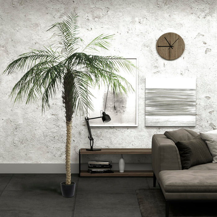 8' Phoenix Silk Palm Tree w/Pot -Green - TB180396