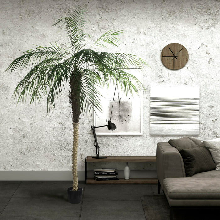 9' Phoenix Silk Palm Tree w/Pot -Green - TB180399