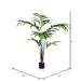 6' Kentia Silk Palm Tree w/Plastic Pot -Green - TB190560