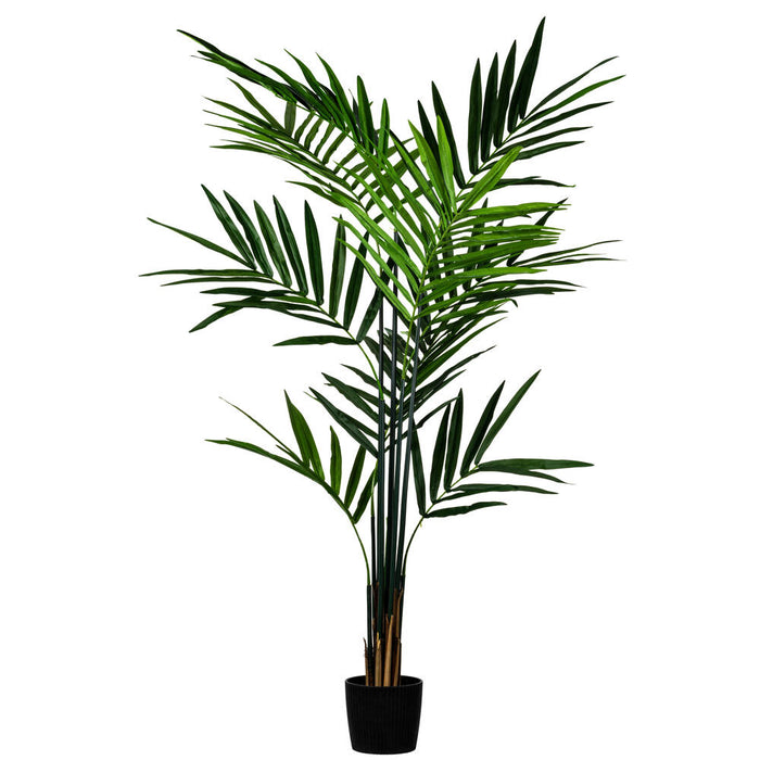 7' Kentia Silk Palm Tree w/Plastic Pot -Green - TB190570