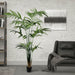 8' Kentia Silk Palm Tree w/Plastic Pot -Green - TB190580