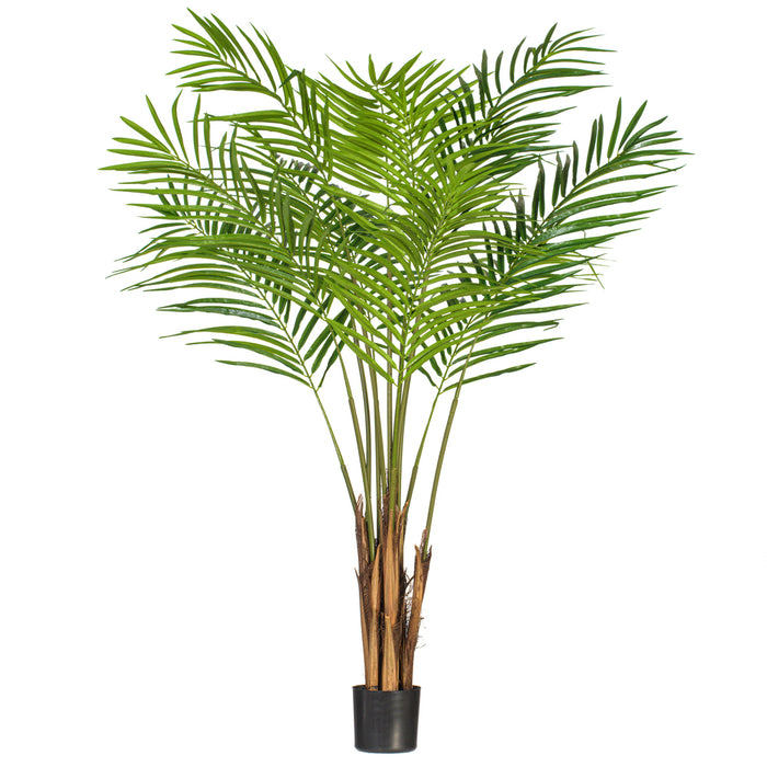 5' Silk Areca Palm Tree w/Plastic Pot -Green - TB190750