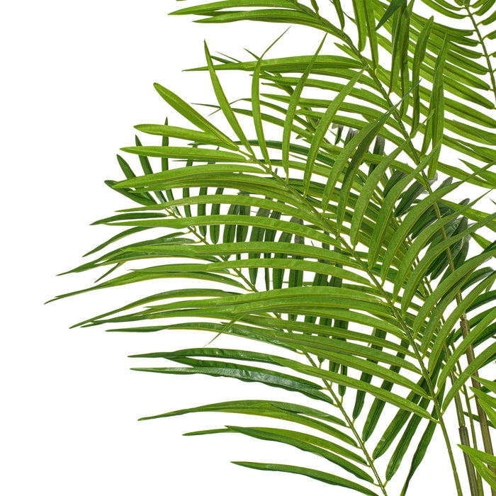5' Silk Areca Palm Tree w/Plastic Pot -Green - TB190750