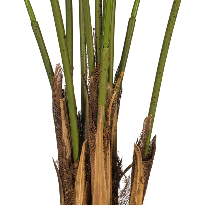 5' Silk Areca Palm Tree w/Plastic Pot -Green - TB190750