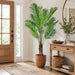 6' Silk Areca Palm Tree w/Plastic Pot -Green - TB190760