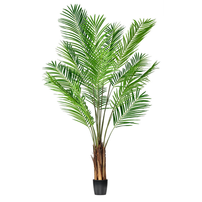 6' Silk Areca Palm Tree w/Plastic Pot -Green - TB190760