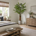 7' Silk Areca Palm Tree w/Plastic Pot -Green - TB190770