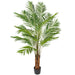 7' Silk Areca Palm Tree w/Plastic Pot -Green - TB190770