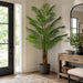 8' Silk Areca Palm Tree w/Plastic Pot -Green - TB190780