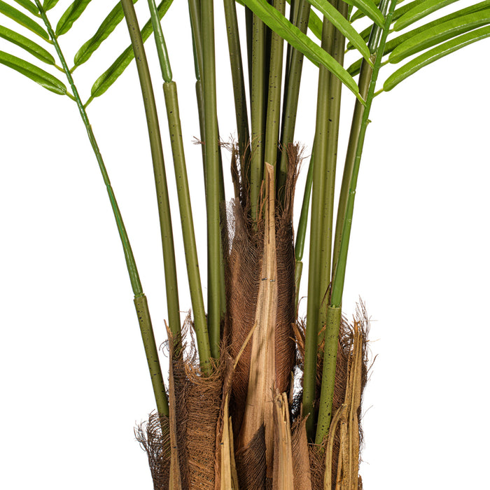 8' Silk Areca Palm Tree w/Plastic Pot -Green - TB190780