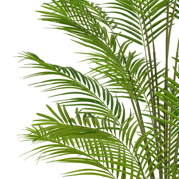 8' Silk Areca Palm Tree w/Plastic Pot -Green - TB190780