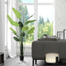 7' Travelers Silk Palm Tree w/Plastic Pot -Green - TB190870