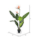 3' Silk Bird Of Paradise Palm Tree w/Plastic Pot -Green - TB191230