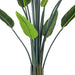 5' Silk Bird Of Paradise Palm Tree w/Plastic Pot -Green - TB191250