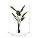 5' Travelers Silk Palm Tree w/Pot -Green - TB191850