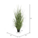24" IFR PVC Ryegrass Artificial Plant w/Pot -Green - TN170124