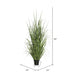 48" IFR PVC Ryegrass Artificial Plant w/Pot -Green - TN170148