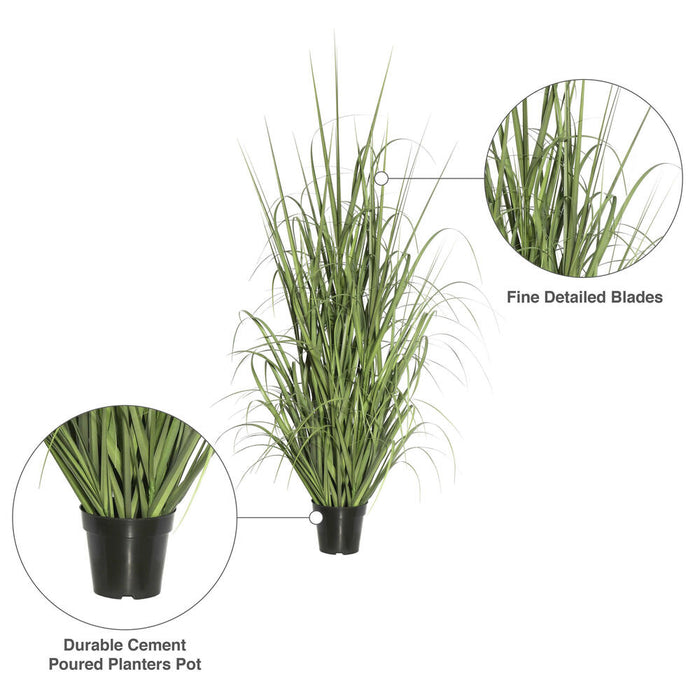 60" IFR PVC Ryegrasss Artificial Plant w/Pot -Green - TN170160