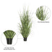 60" IFR PVC Ryegrasss Artificial Plant w/Pot -Green - TN170160