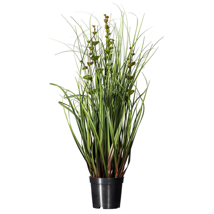 24" IFR PVC Seeded Eucalyptus Grass Artificial Plant w/Pot -Green - TN170224