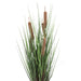 24" IFR PVC Grass & Cattail Artificial Plant w/Pot -Green/Brown - TN170324
