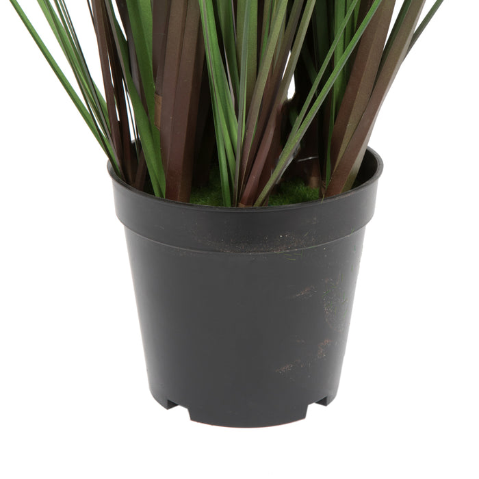 36" IFR PVC Grass & Cattail Artificial Plant w/Pot -Green/Brown - TN170336