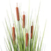 36" IFR PVC Grass & Cattail Artificial Plant w/Pot -Green/Brown - TN170336