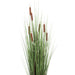 48" IFR PVC Grass & Cattail Artificial Plant w/Pot -Green/Brown - TN170348