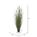48" IFR PVC Grass & Cattail Artificial Plant w/Pot -Green/Brown - TN170348