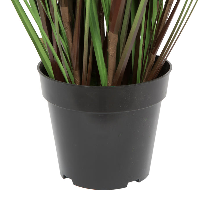 60" IFR PVC Grass & Cattails Artificial Plant w/Pot -Green/Brown - TN170360