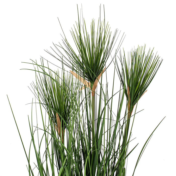 36" IFR PVC Brushed Grass Artificial Plant w/Pot -Green - TN170436