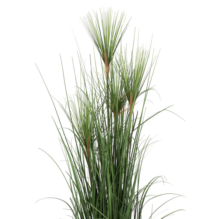 48" IFR PVC Brushed Grass Artificial Plant w/Pot -Green - TN170448
