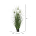 48" IFR PVC Brushed Grass Artificial Plant w/Pot -Green - TN170448