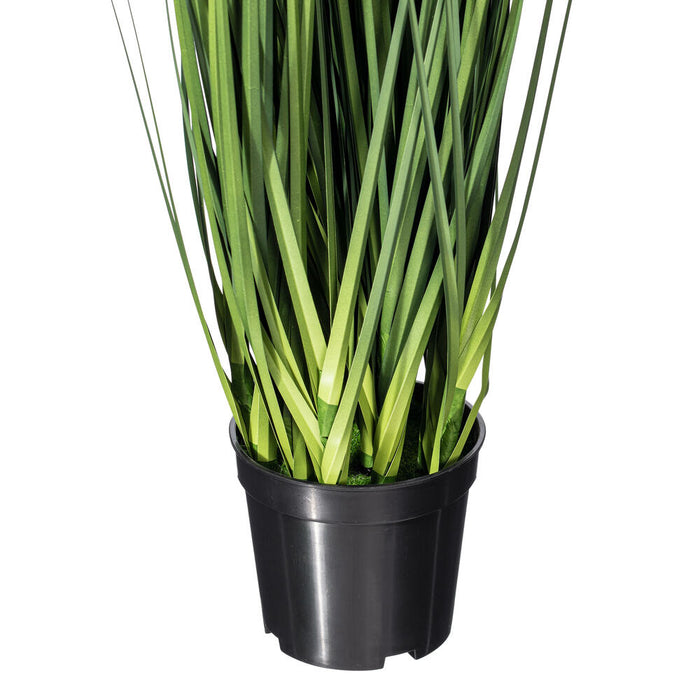24" IFR PVC Extra Full Grass Artificial Plant w/Pot -Green - TN170524