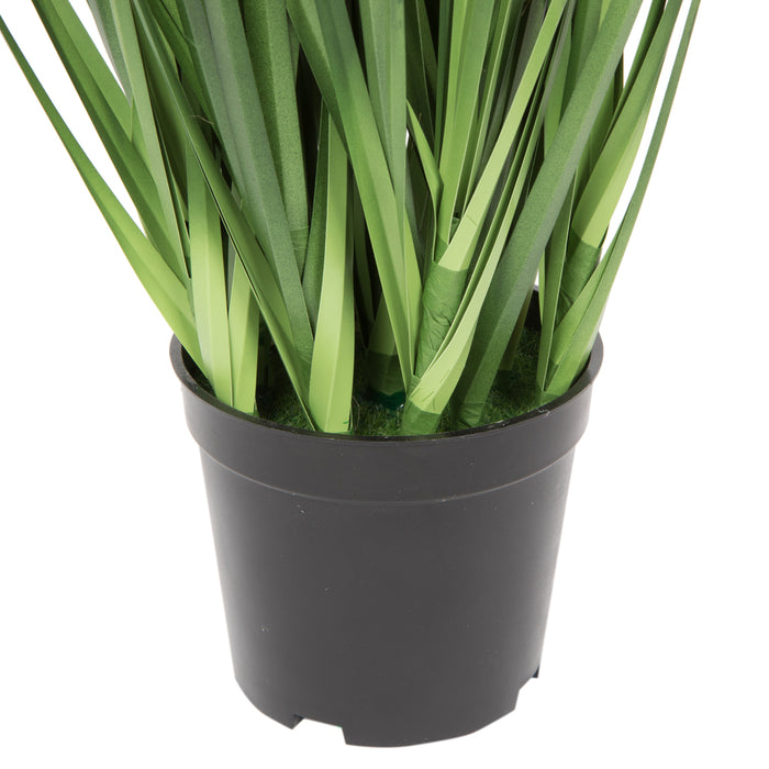 24" IFR PVC Extra Full Grass Artificial Plant w/Pot -Green - TN170524