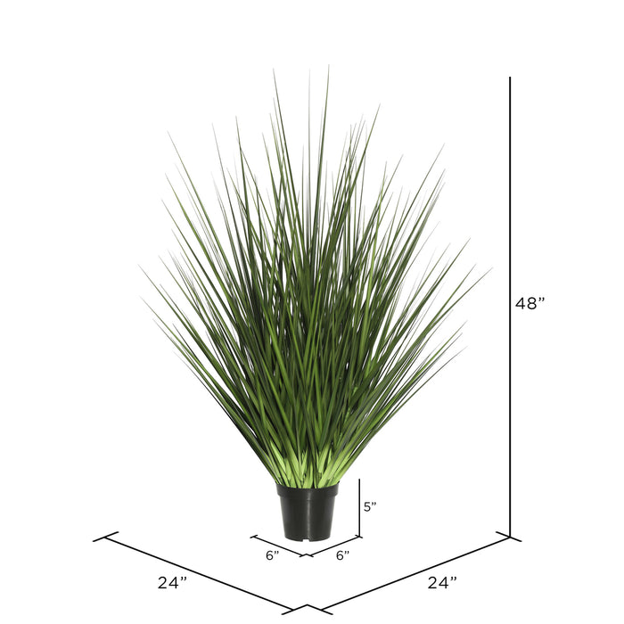 48" IFR PVC Extra Full Grass Artificial Plant w/Pot -Green - TN170548