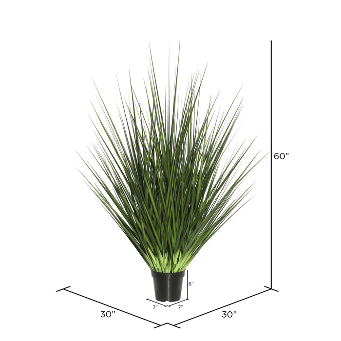 60" IFR PVC Extra Full Grasss Artificial Plant w/Pot -Green - TN170560